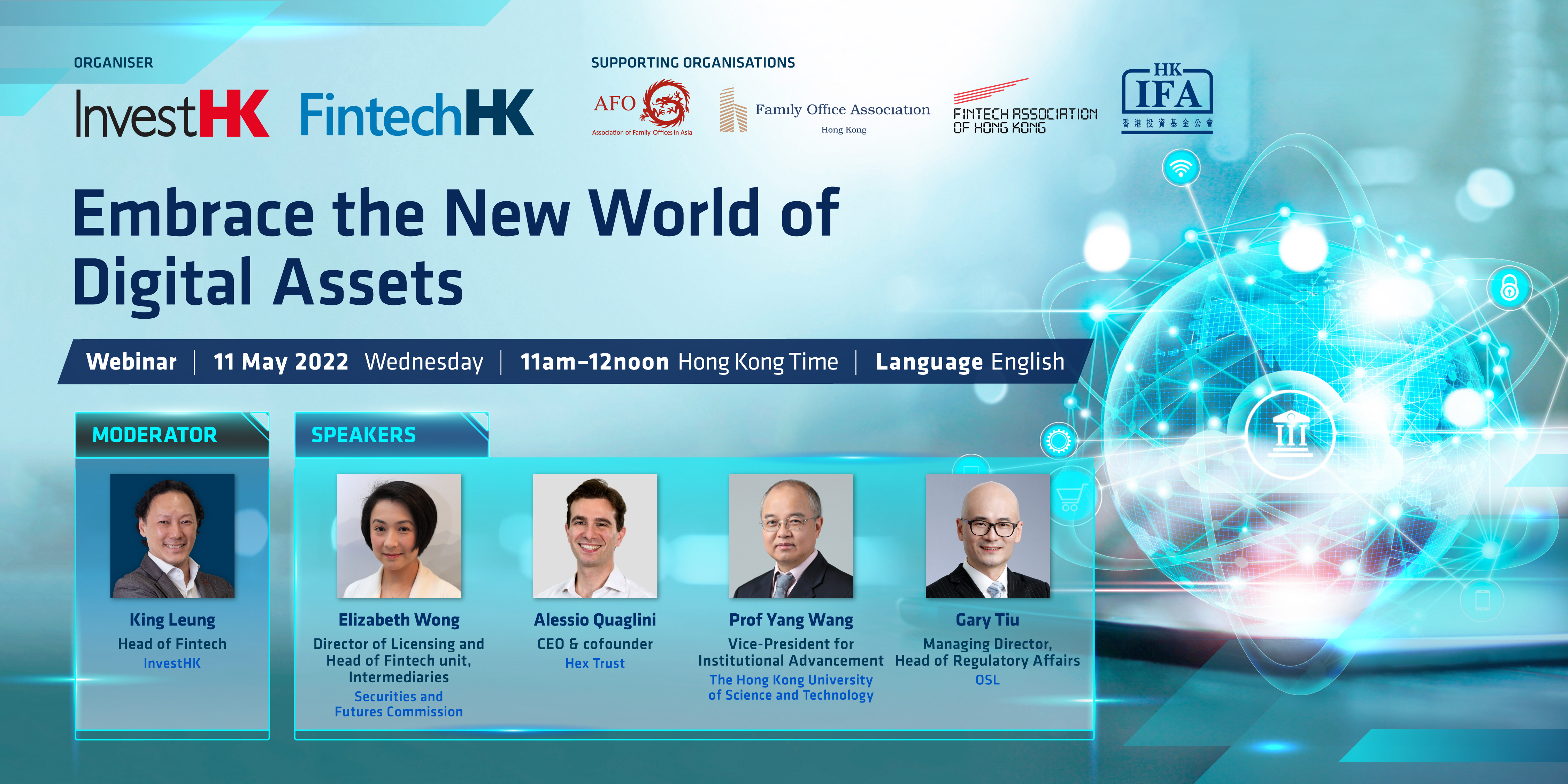 FintechHK Webinar - Embrace the New World of Digital Assets